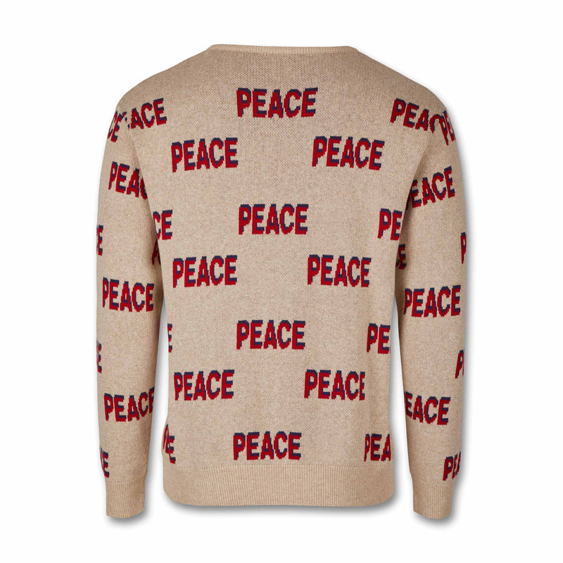 *Refurbished* Grown-ups unisex peace knit sweatshirt