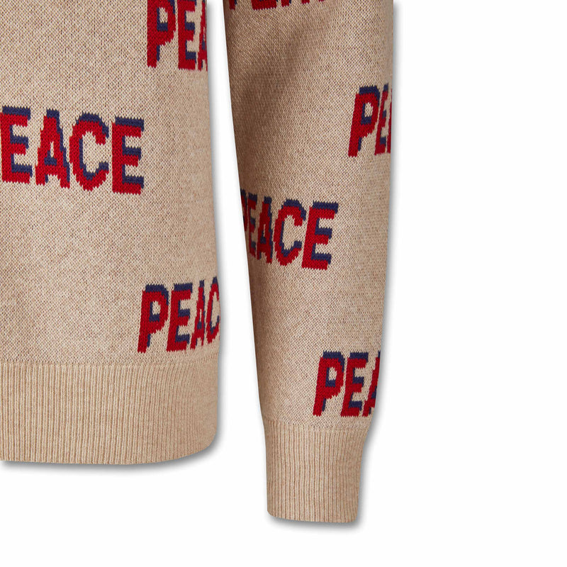 *Refurbished* Grown-ups unisex peace knit sweatshirt