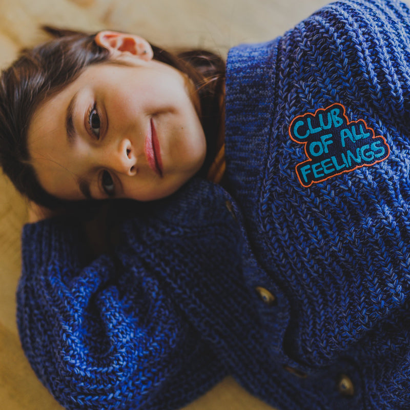 Kids CLUB OF ALL FEELINGS knit cardigan