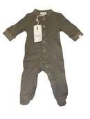 Schlafanzüge einteilig Schlafanzüge Kleidung Schlafanzug Lotte Footed Pyjama Kahki Matona Front Image Last Season