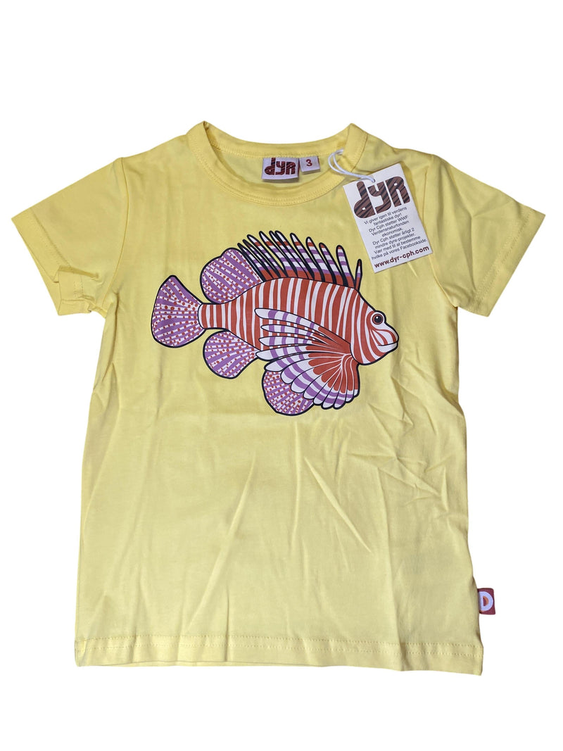 T-Shirts T-Shirts & Tops Kleidung Print tshirt Fisch Dyr Front Image Last Season