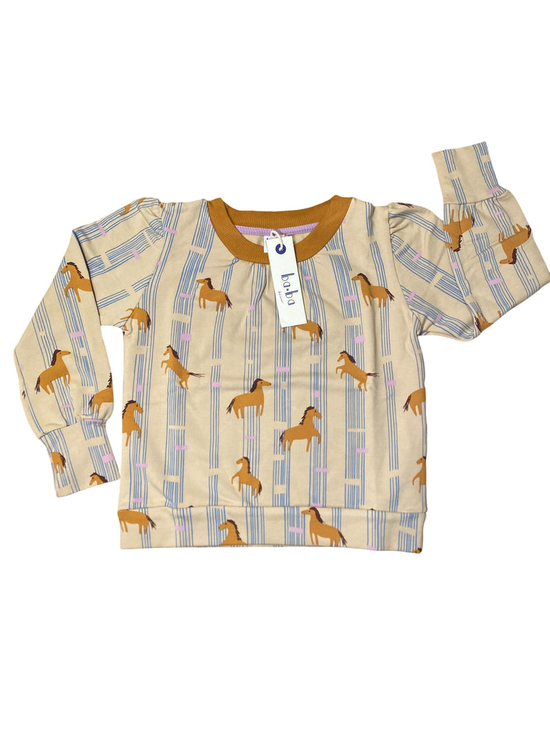 Sweatshirts Sweatshirts & Hoodies Kleidung Sweatshirt Pferde Ba*ba Front Image Last Season