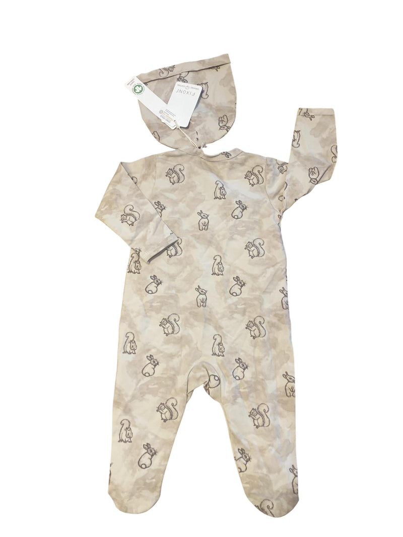 Strampler Strampler Kleidung Strampler Set mit Füssen und Mütze Fixoni New Misc Image 1 Last Season