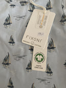 Bodys Unterwäsche & Bodys Kleidung Body Hellblau AOP Fixoni Rear Image Last Season