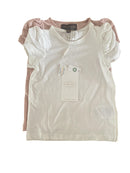 T-Shirts T-Shirts & Tops Kleidung T-Shirt Doppelpack mit Puffärmel Creamie Front Image Last Season