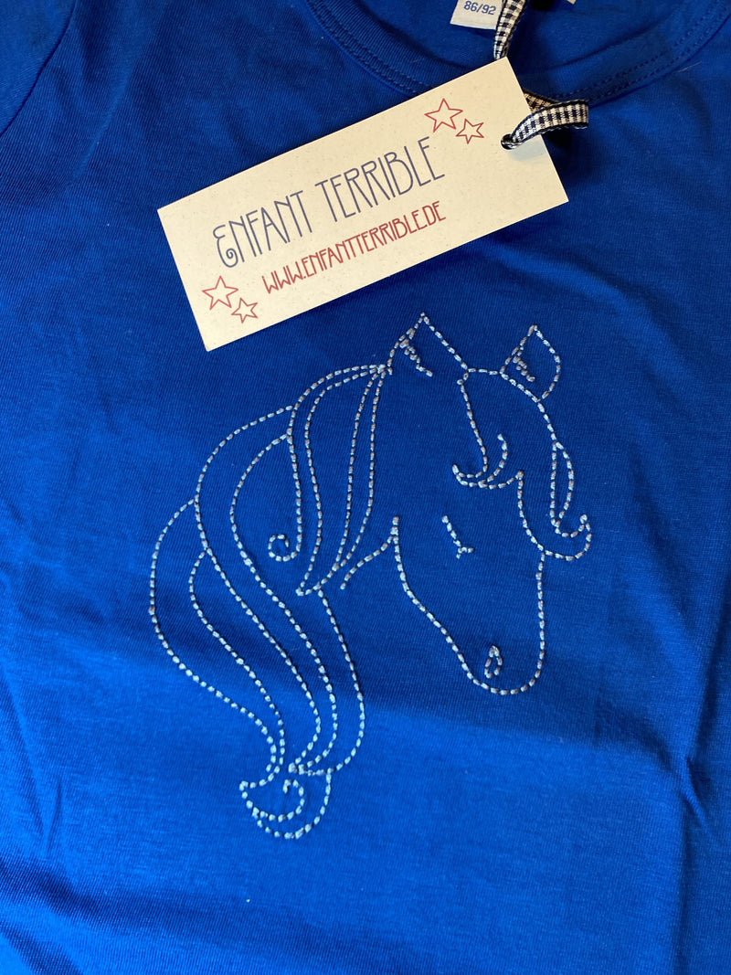 T-Shirts T-Shirts & Tops Kleidung T-Shirst mit Pferdestckerei Enfant Terrible Rear Image Last Season