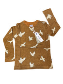 Longsleeves Longsleeves Kleidung Dickes Longsleeve mit Vögel Ba*ba Front Image Last Season