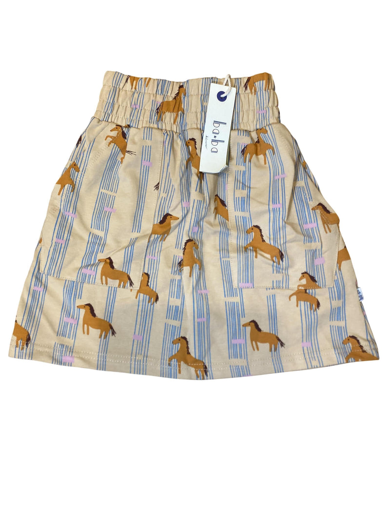 Röcke Kleider & Röcke Kleidung Rock mit Pferde Ba*ba Front Image Last Season