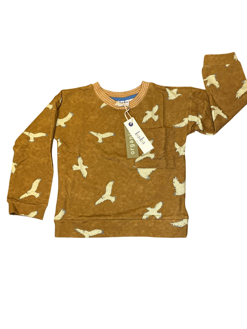 Sweatshirts Sweatshirts & Hoodies Kleidung Sweatshirt mit Vögel Ba*ba Front Image Last Season