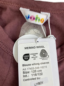 Joha Langarm Bluse aus Wolle 116/122