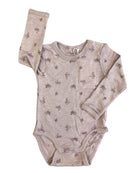 Fixoni Langarm Body aus Wolle/Seide 68 | 06m
