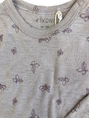 Fixoni Langarm Body aus Wolle/Seide 68 | 06m