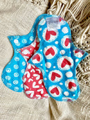 Blümchen wasserdichte Slipeinlage Binde 3er Pack BioBaumwolle