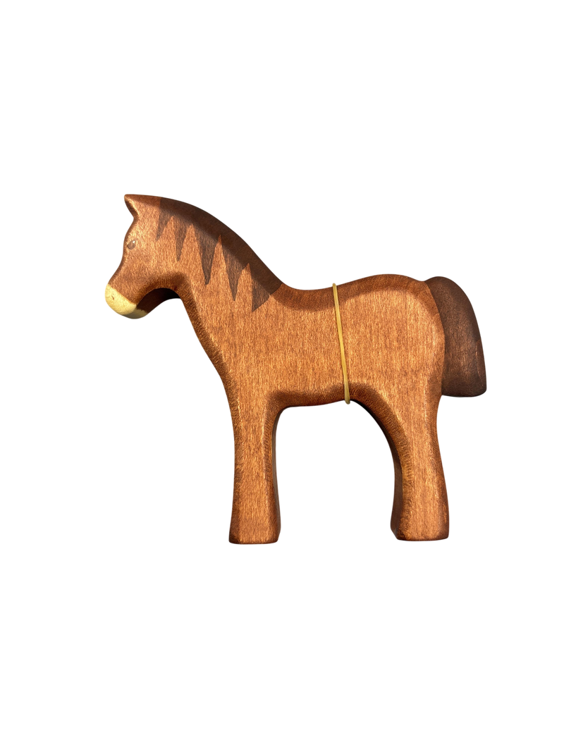 Holzfiguren Holzspielzeuge Spielen & Lernen Pferd HolzWald Front Image Close to Perfect