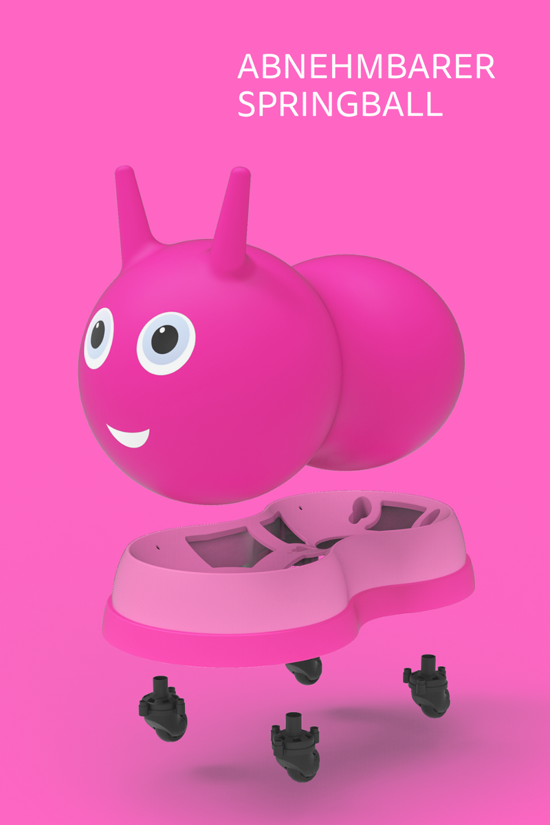 Micro Air Hopper - 2‑in‑1 Ride‑On & Hopper | PU‑Räder, aufblasbar, 18 Mon+