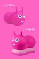 Micro Air Hopper – 2-in-1 Ride-On & Hopper | PU-Räder | aufblasbar | ab 18 Monaten | neu