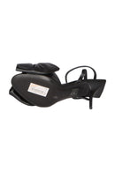 Balenciaga leather sandals Heels Bow Size 39 Black
