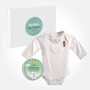 Löwenkind Hallo Welt – Set: Body, Kräuterpad Dose mit 5 Kräuterpads und Magnetgeschenkbox