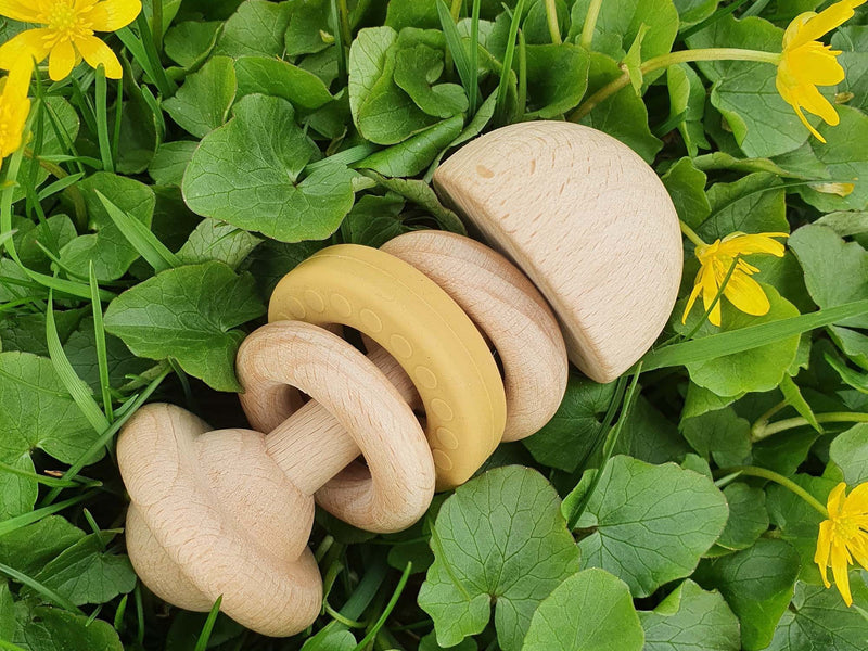 wooden rattle