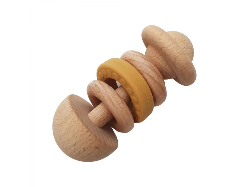 wooden rattle