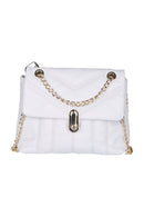 Ted Baker - AYALINA - Schultertasche aus Quiltee-Puffer-Leder - Hellblau