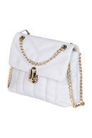 Ted Baker - AYALINA - Schultertasche aus Quiltee-Puffer-Leder - Hellblau