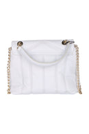 Ted Baker - AYALINA - Schultertasche aus Quiltee-Puffer-Leder - Hellblau