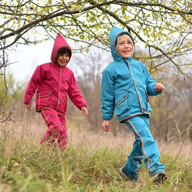 ILMA Wetterfeste Außen-/Übergangs-Jacke aus Baumwolle - Zip in Außenjacke neu 110/120