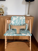 Wasserdichtes Hochstuhl-Kissen-Set – abwischbar, kompatibel mit dem Stokke Tripp Trapp Hochstuhl – Gelb (Teal)