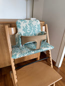 Wasserdichtes Hochstuhl-Kissen-Set – abwischbar, kompatibel mit dem Stokke Tripp Trapp Hochstuhl – Gelb (Teal)