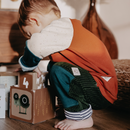 Oktopulli Mitwachshose Toni | Bio-Cordnicki | Grün 116 - 128