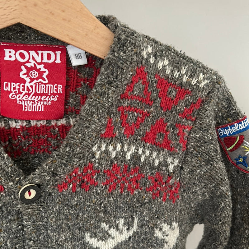 Bondi Gipfelstürmer Trachten-Strickjacke - Gr. 86