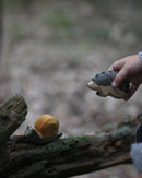 HOLZWALD Waldorfinspiriertes Spielset Wald und Wiese mit Holztieren und Spieltuch