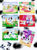 12 picture cubes "101 Dalmatians", wood