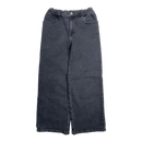 Arket wide jeans, dark grey | 128cm