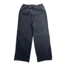Arket wide jeans, dark grey | 128cm