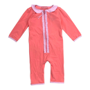IA BON the stella baby uv suit, coral | 6-12M