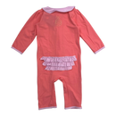 IA BON the stella baby uv suit, coral | 12-24M