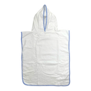IA BON charlie terry poncho, white | 6-8Y