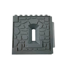 LEGO® Duplo spare parts 51695 + 51697 Stone gate and stone wall with window opening