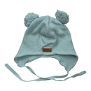 Gugguu cotton knit 2 pom beanie, baby blue | 50/53cm