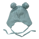 Gugguu cotton knit 2 pom beanie, baby blue | 50/53cm