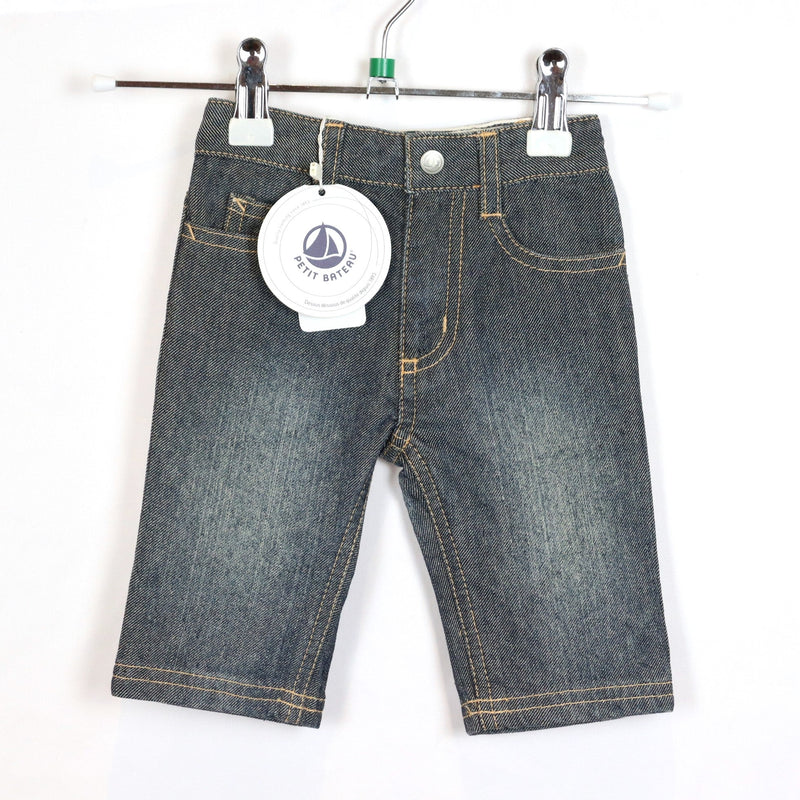 * Jeans - Petit Bateau - lang - 62 - blau - Boy