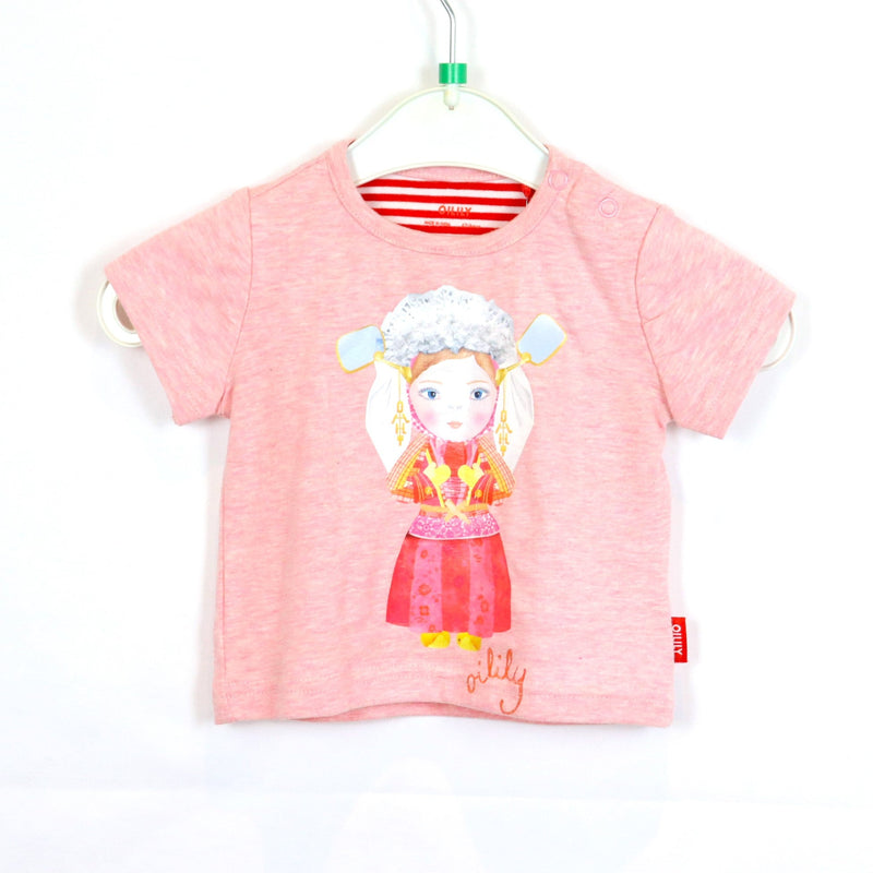 * T-Shirt - Oilily - 62 - rosa - Mädchen - Girl