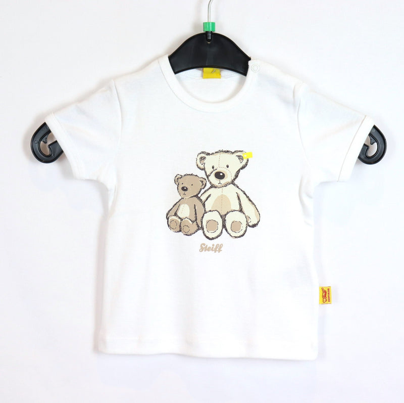 * T-Shirt - Steiff - 62 - weiß - Boy