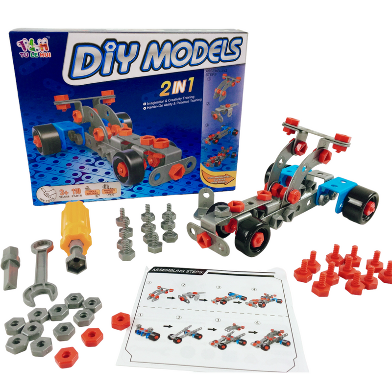 Model kit, 110 parts, vehicles, construction