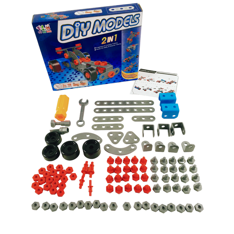 Model kit, 110 parts, vehicles, construction