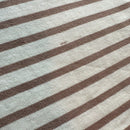 Oversize Langarm Shirt Latte Stripes (122/128)