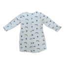 Organic Langarm Sweatshirt Kleid Swans (92)