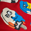 Sweatshirt Melt Red (116/122)